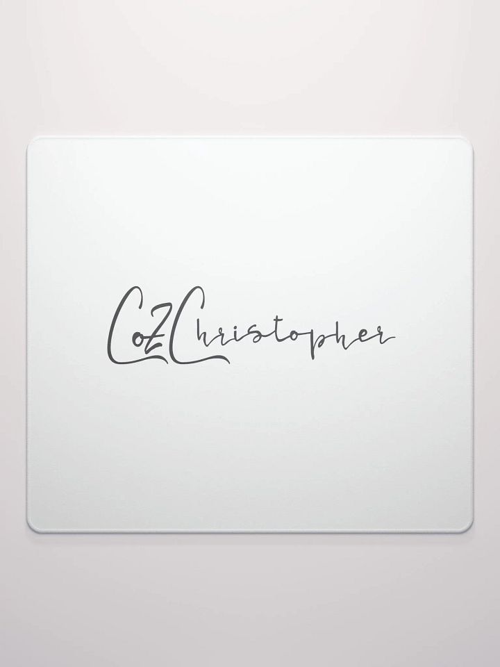 White Signature CoZChristopher Mouse Pad product image (2)