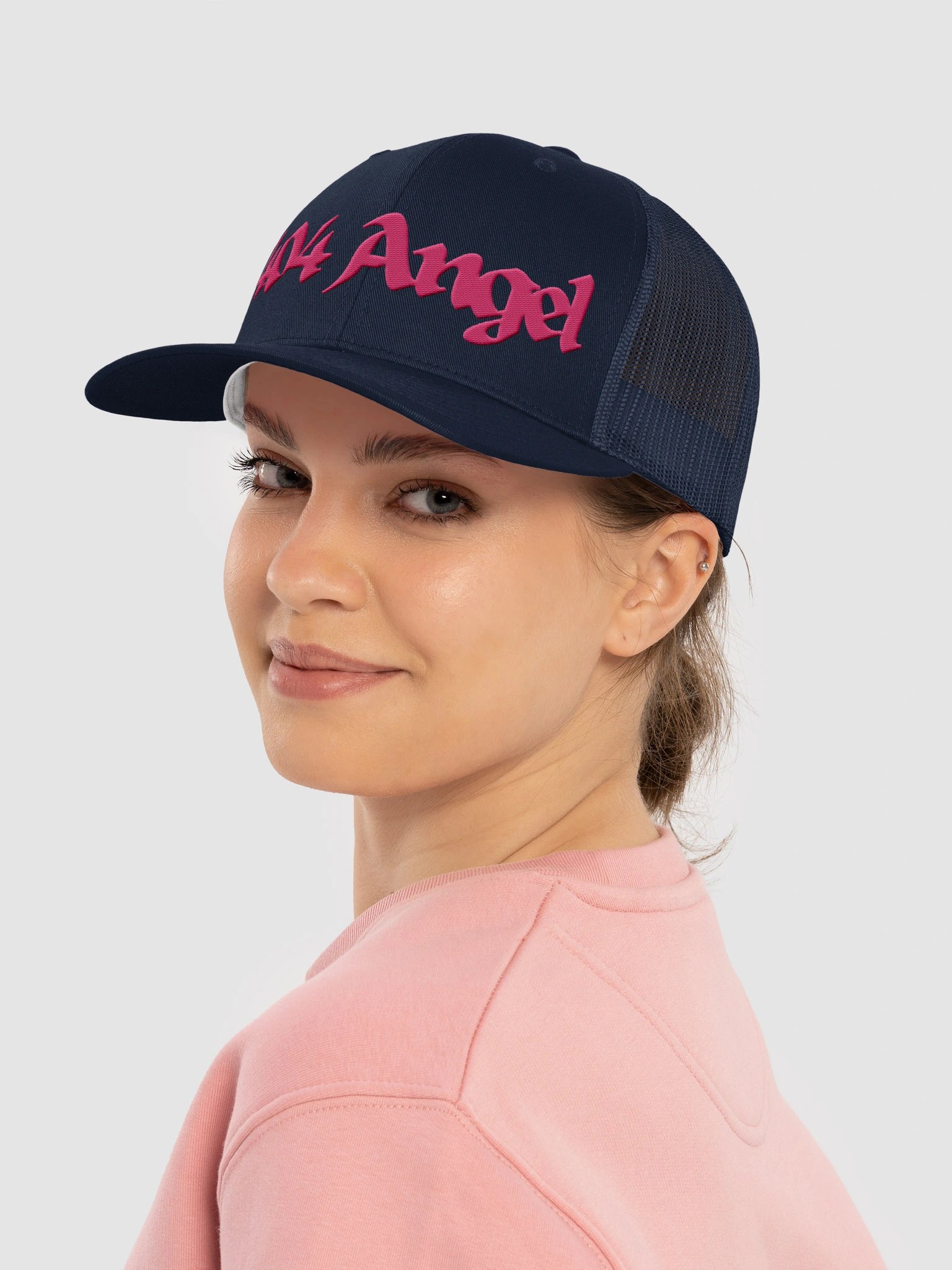 404 Angel Hat (Navy/Pink) product image (4)