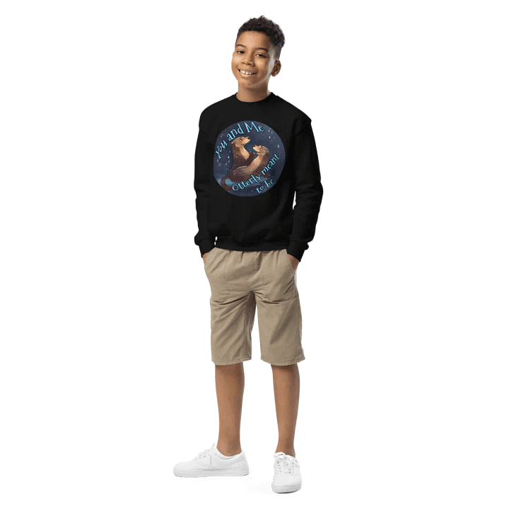Otterly Meant to Be Unisex Kid's Sweatshirt product image (1)