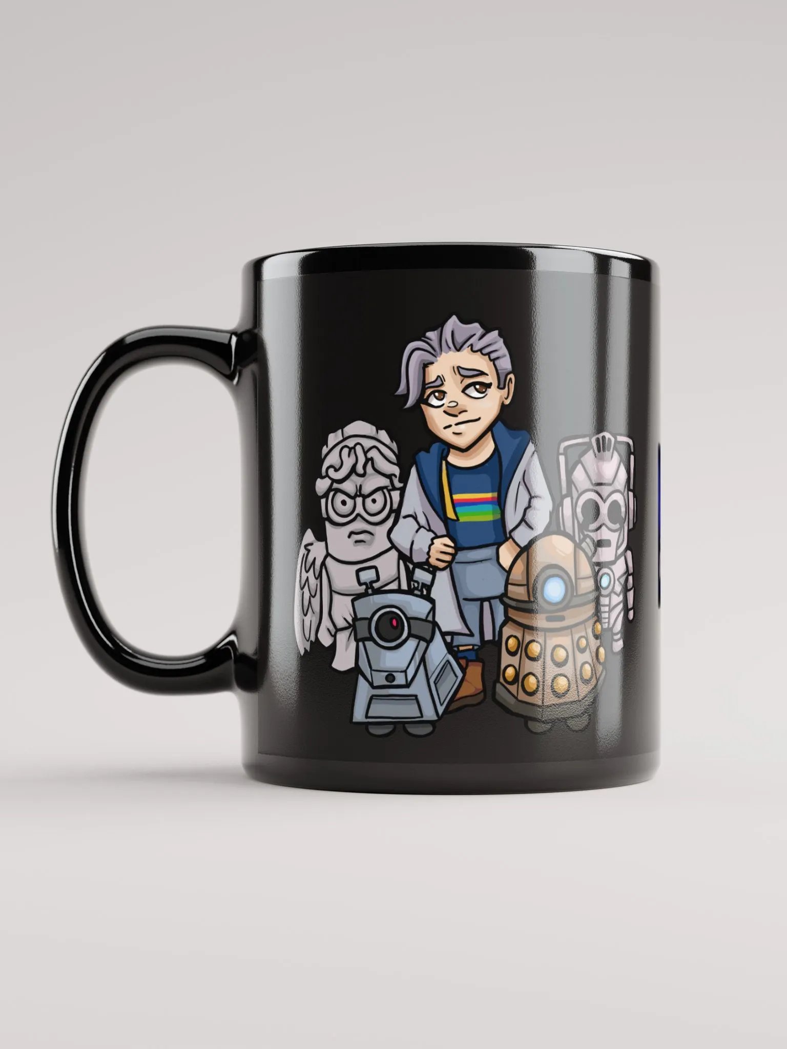 Exter'Mini'ate Glossy Black Mug product image (6)