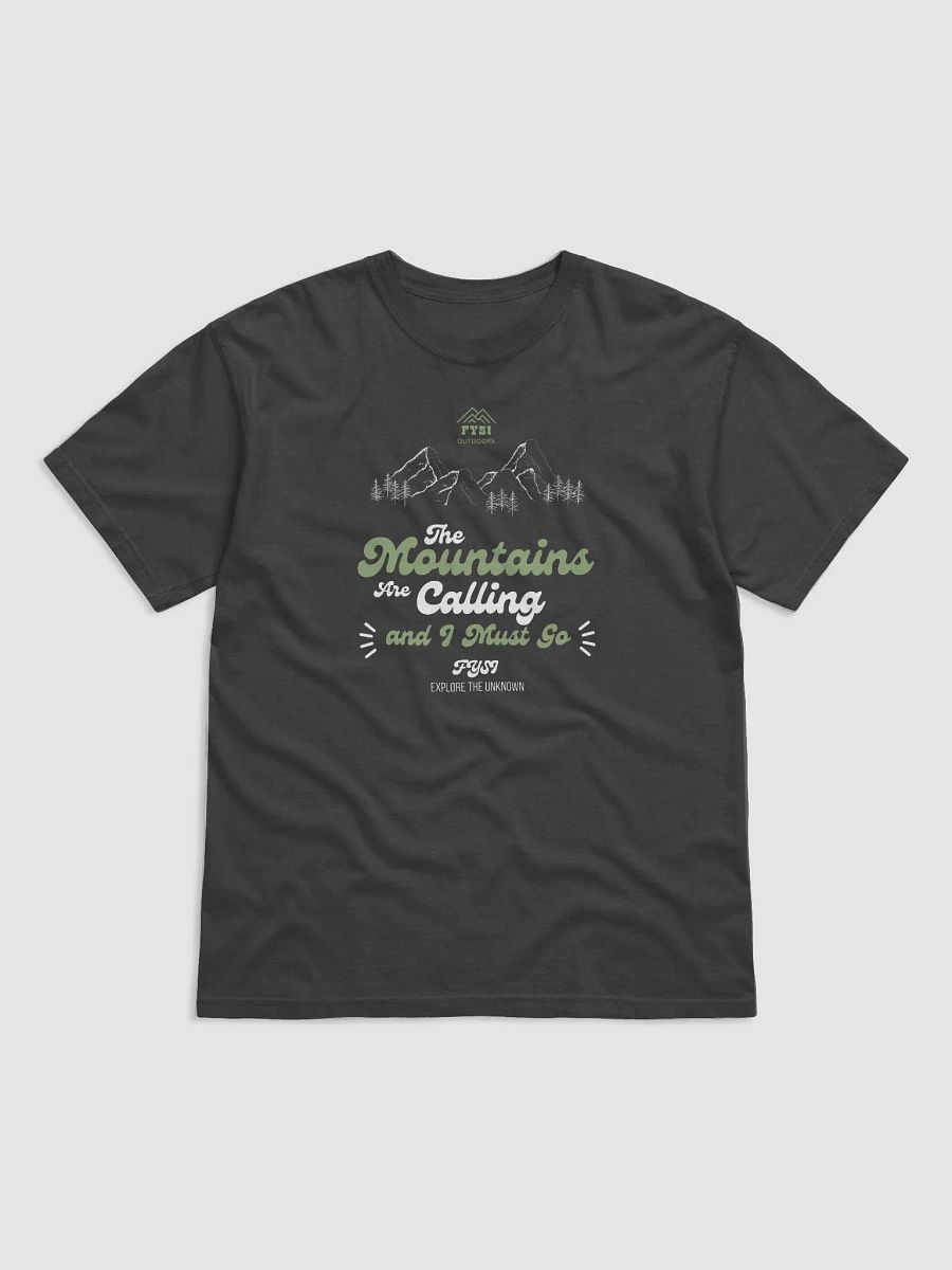 Mountains are Calling Organic Cotton Garment-Dyed T-Shirt product image (1)