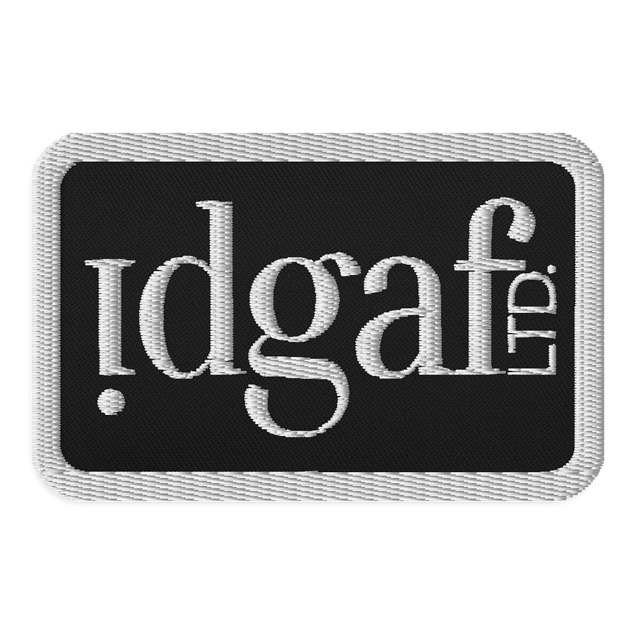idgaf-LTD. Embroidered Patches product image (1)