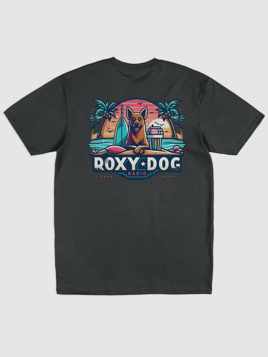 Roxy Dog Radio Beach Dog Custom T-Shirt product image (12)