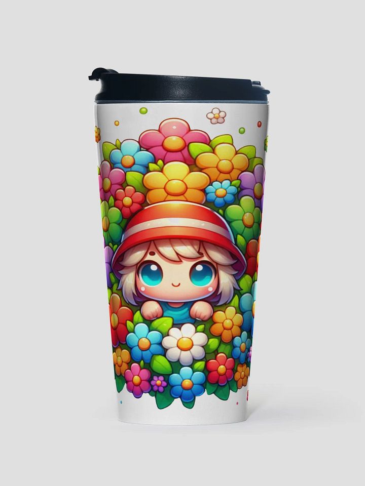 Cute Flower Girl Travel Mug product image (1)