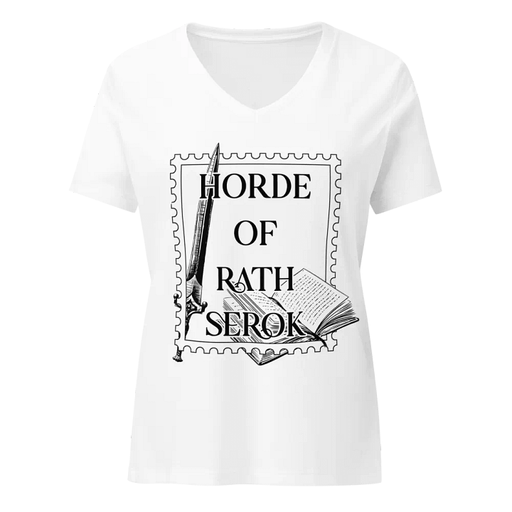 Rath Serok Bella+Canvas Women's Relaxed V-Neck T-Shirt product image (9)