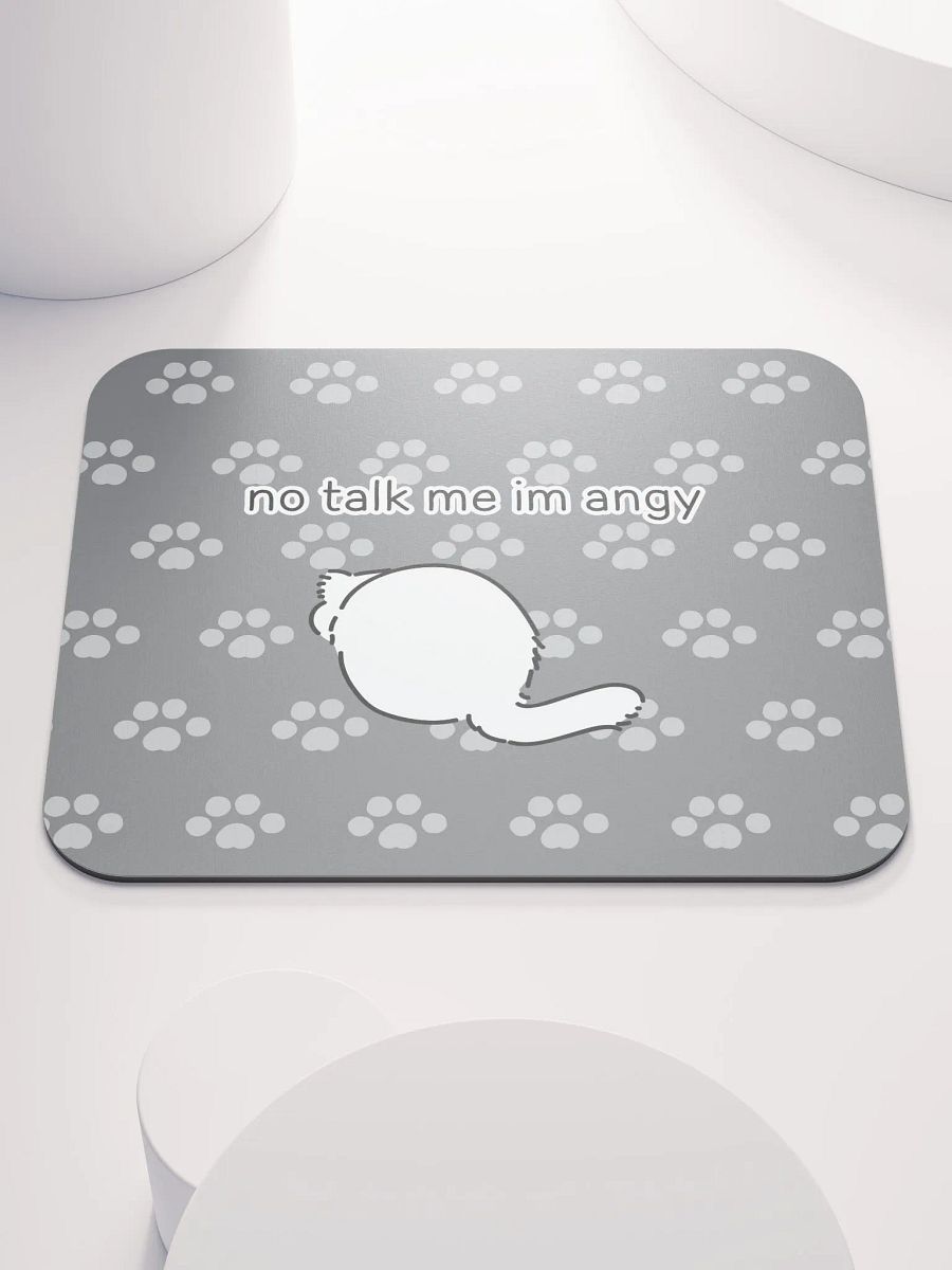 No Talk Manul Angy - Mousepad product image (1)