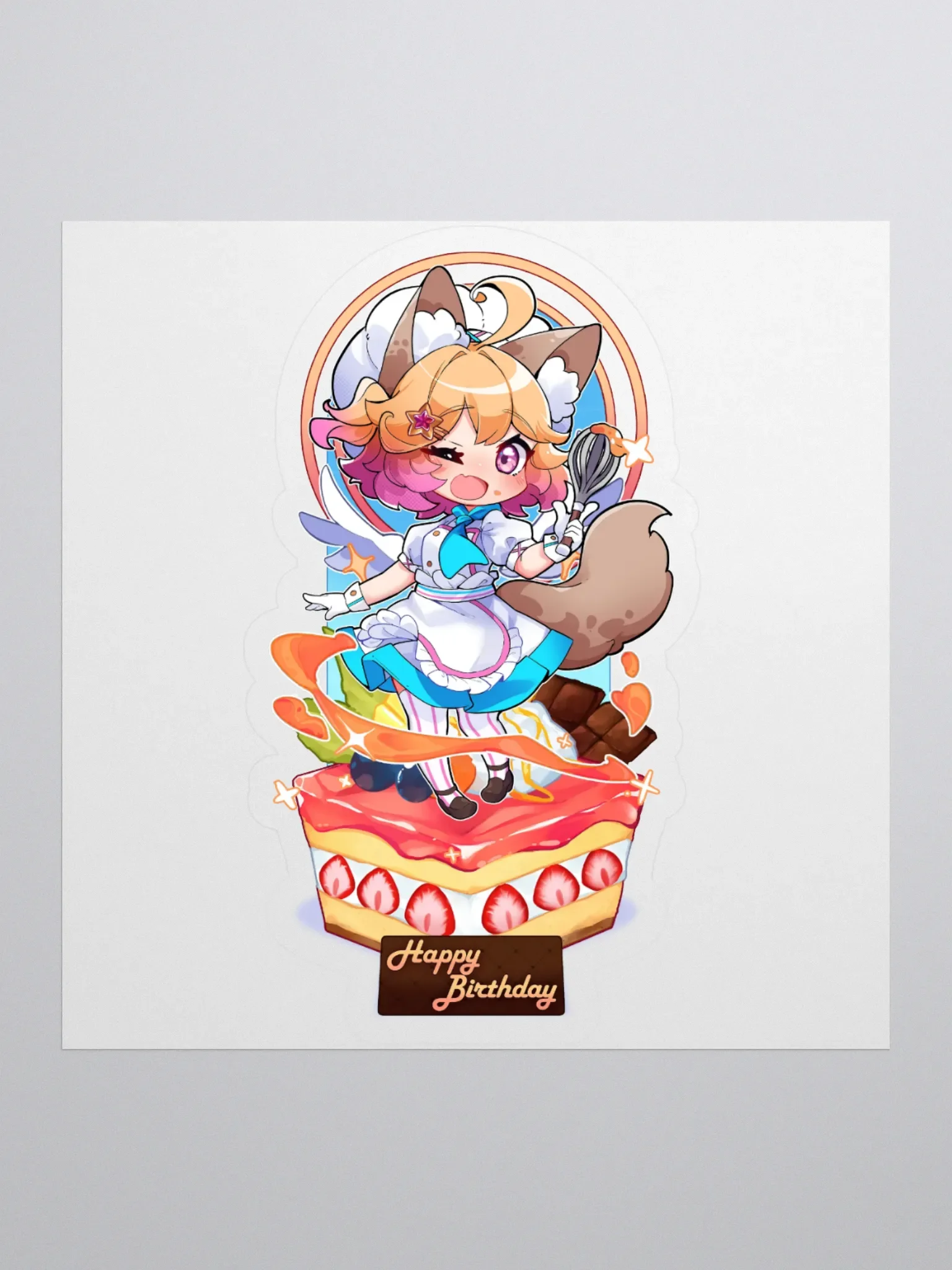 Sweet Birthday Mo Sticker product image (1)