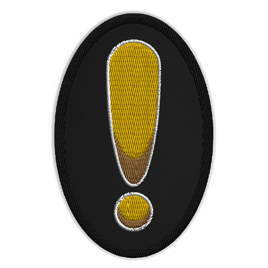Quest Mark Embroidered Patch product image (1)