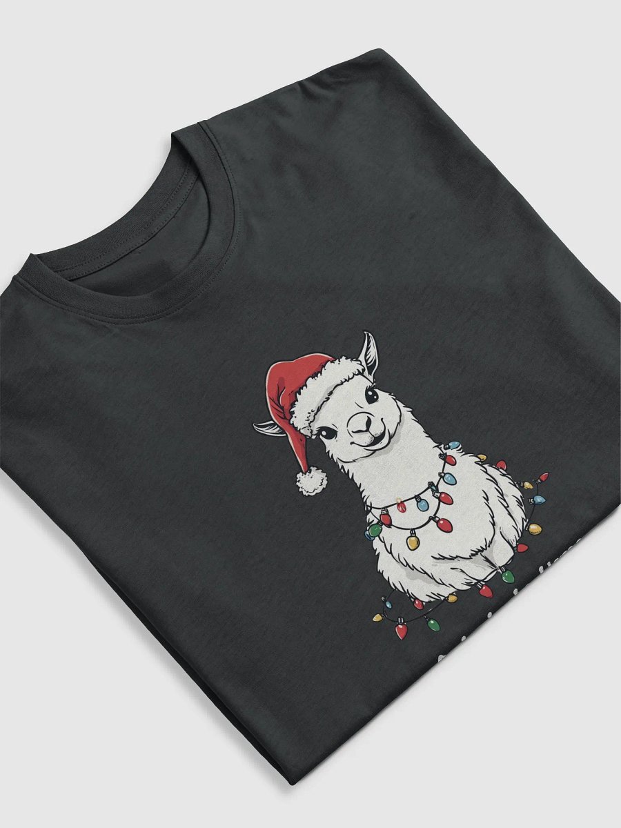Christmas Men's T-shit | fa la la la llama product image (2)