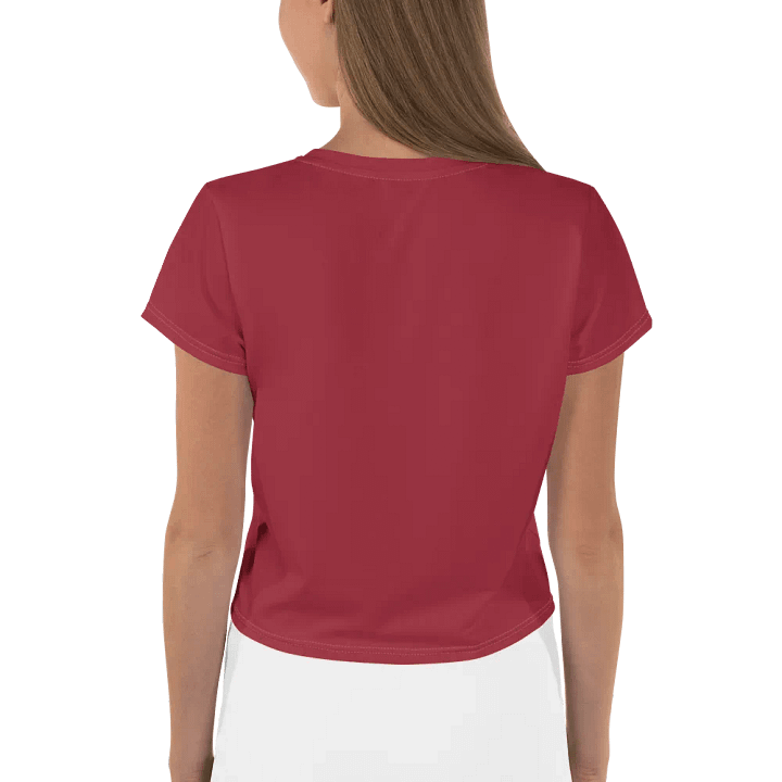 Straight To The Poinsettia Wine Crop Top product image (2)