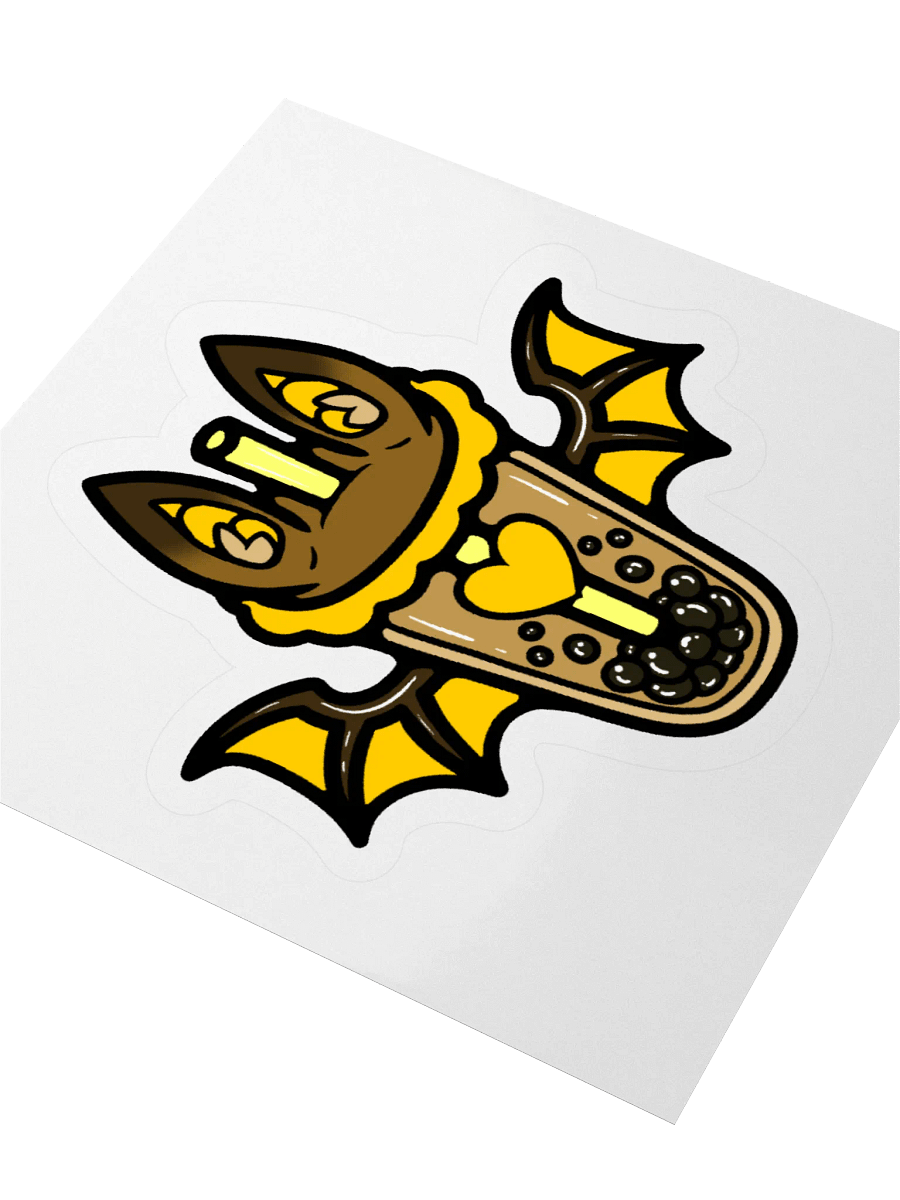 MatchaEXE Yellow Bobat Sticker product image (8)