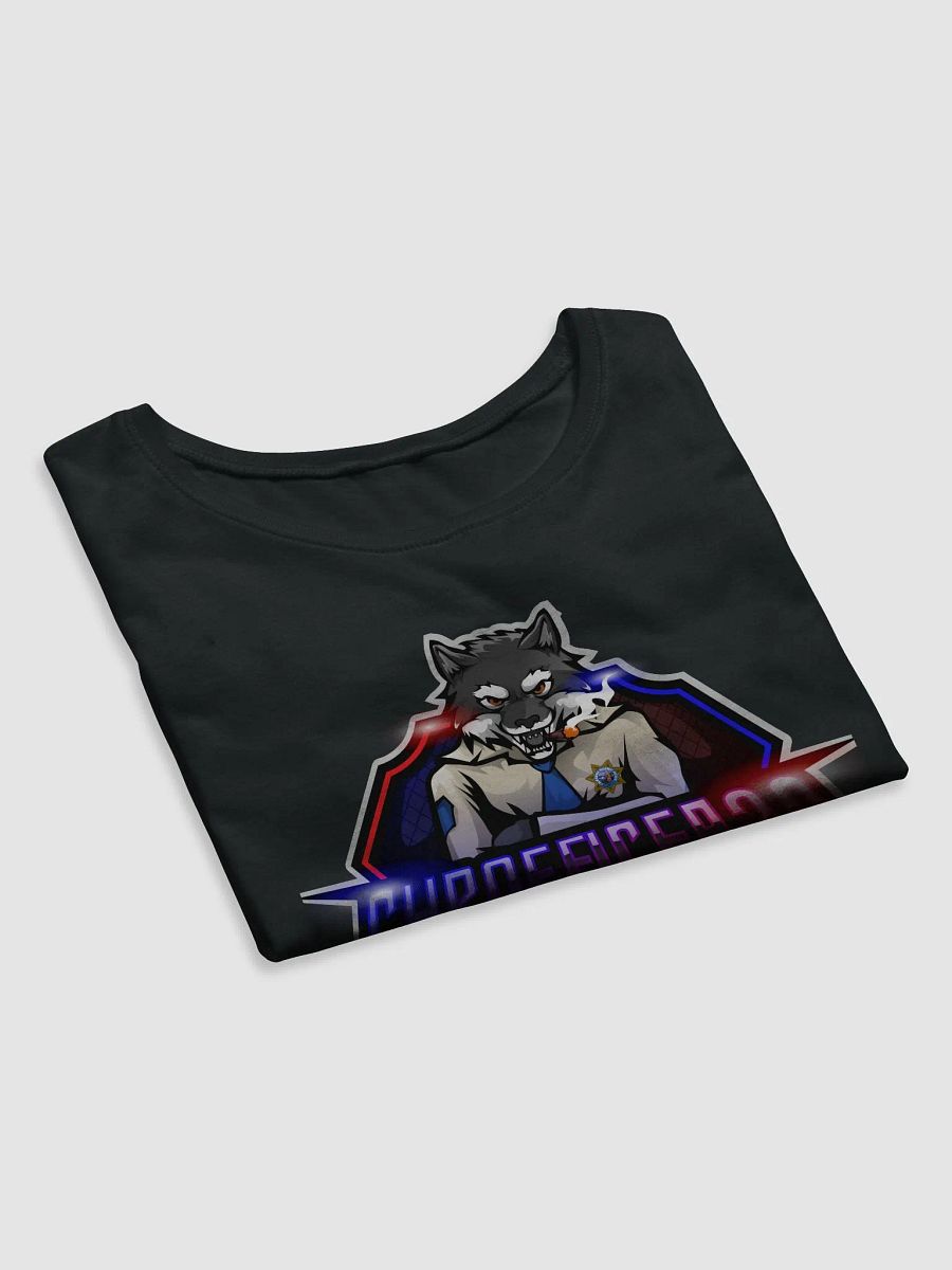 Wolf Police Officer Neon Emblem Crop Tee product image (7)