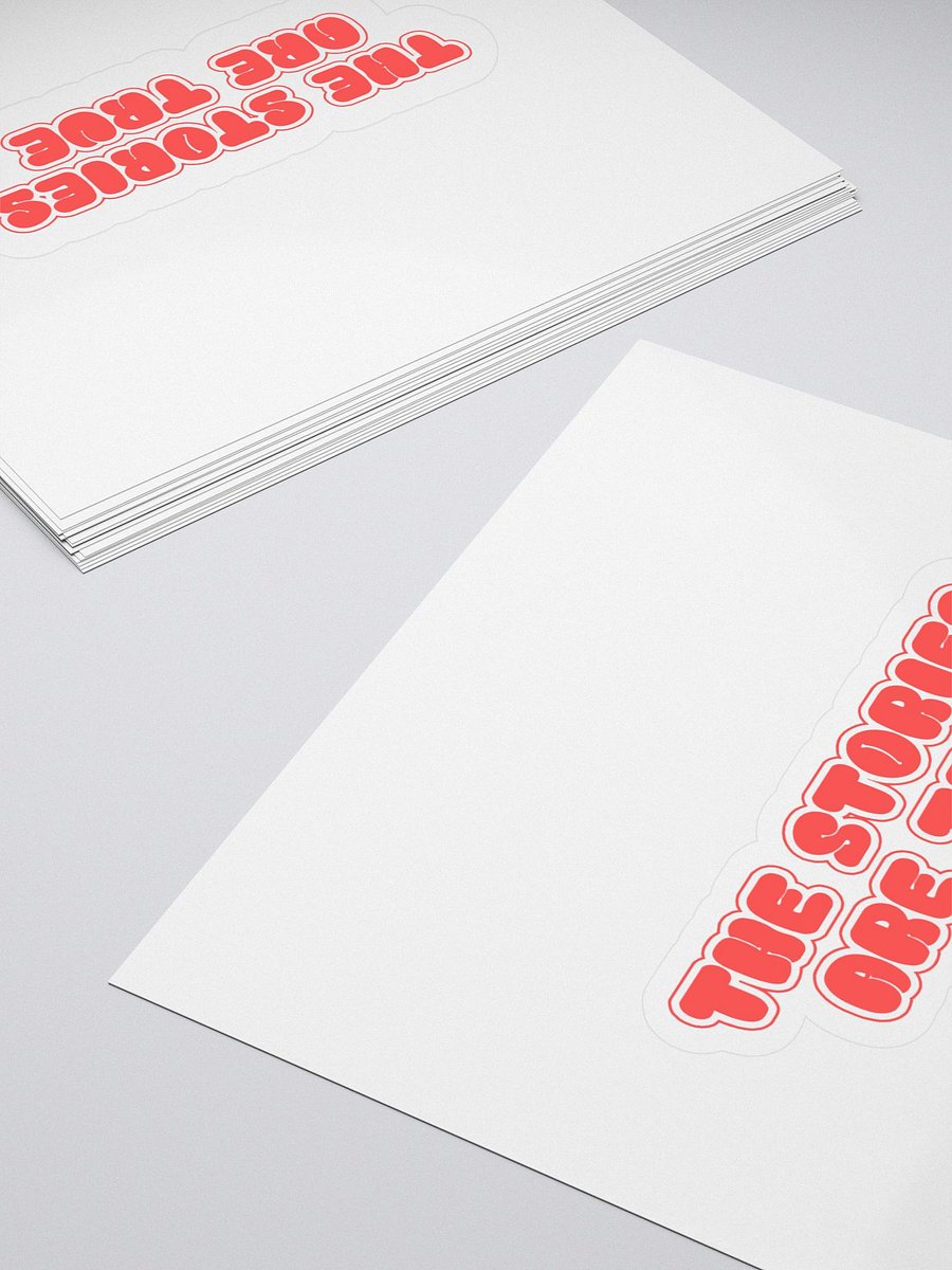 The Stories Are True Stickers Red product image (4)