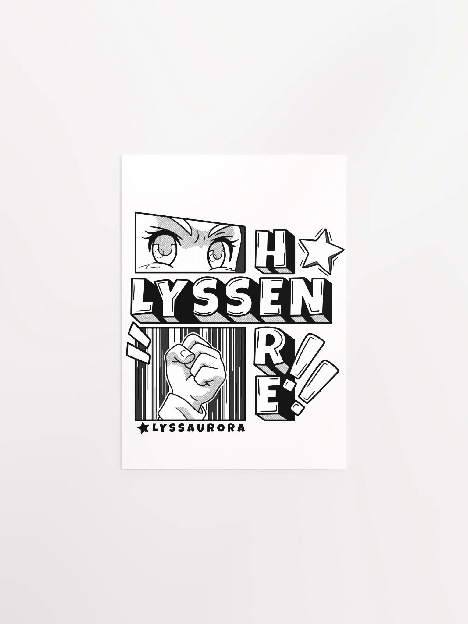 Lyssen Here Poster product image (1)