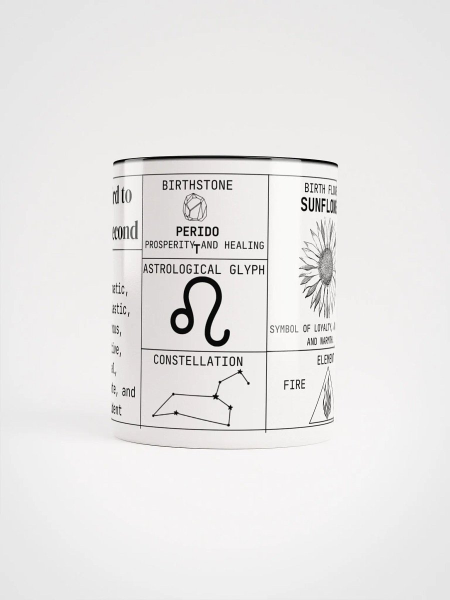 Leo Zodiac Ceramic Mug product image (2)