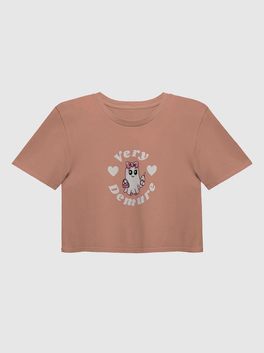 Very Demure Cute Ghost Design Crop Top product image (1)
