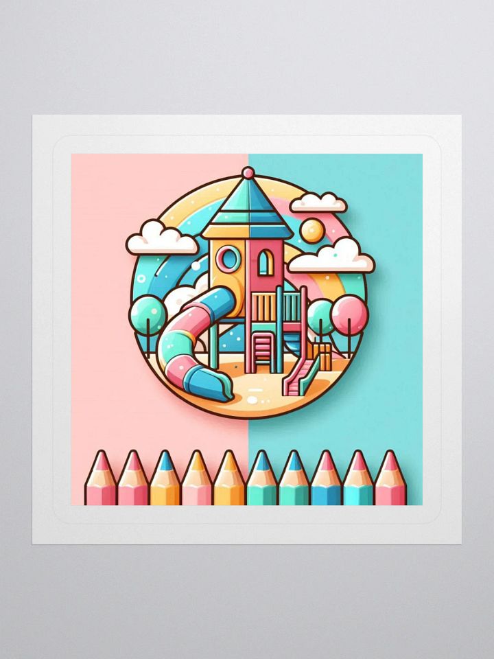 Whimsical Playground Adventure Stickers product image (4)