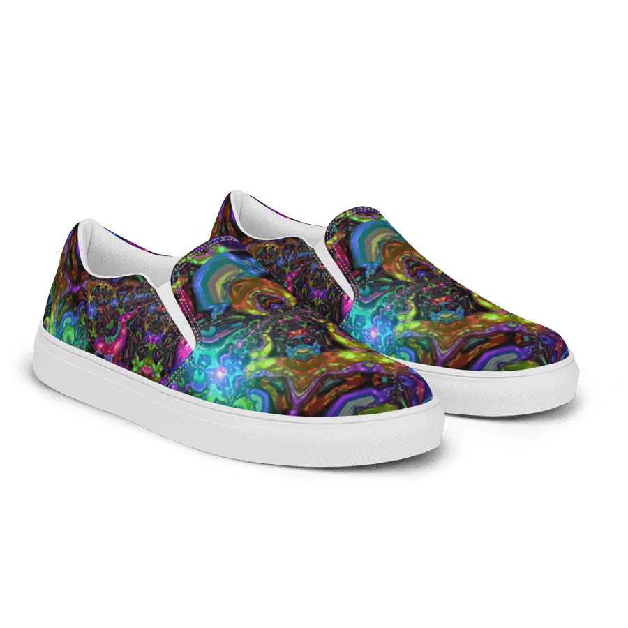 Starry Night Men's Canvas Slip On Shoes product image (10)