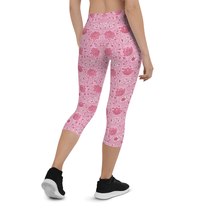 Rosewater Paisley | Capri Leggings product image (2)