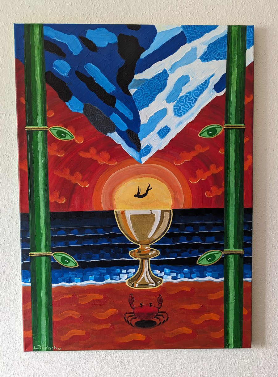 'The Metaphysician's Fall' Painting product image (4)