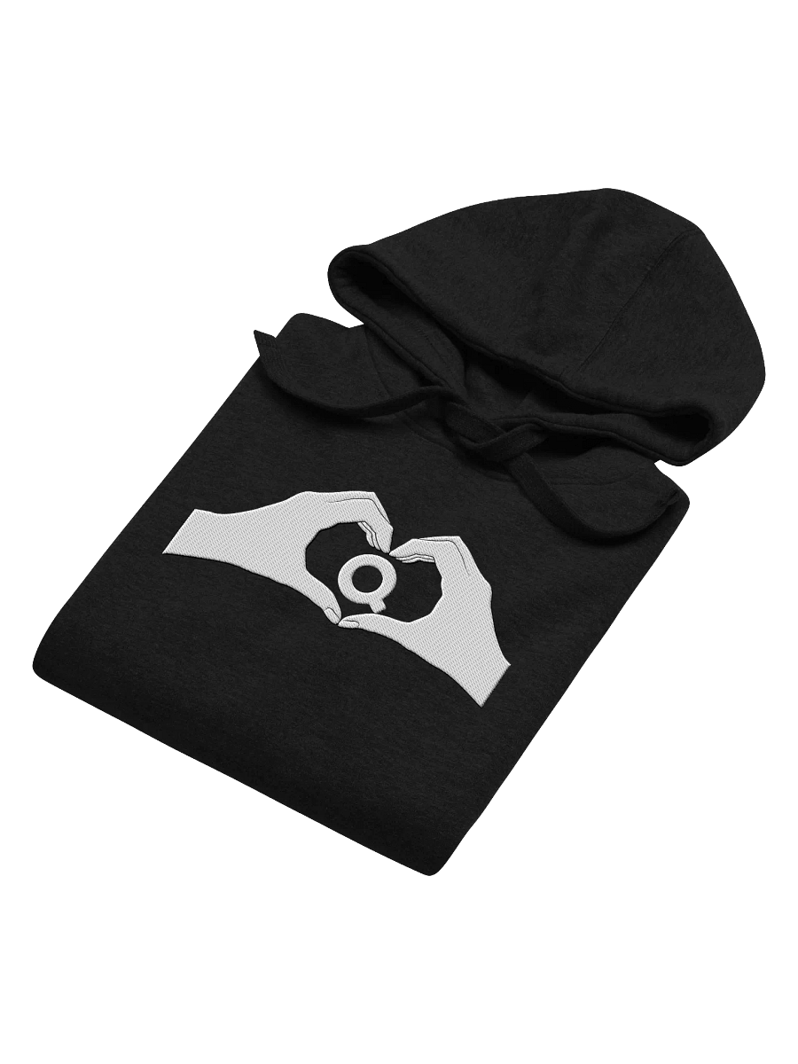 Heartfelt Love "Q" Embroidered Unisex Premium Hoodie product image (40)