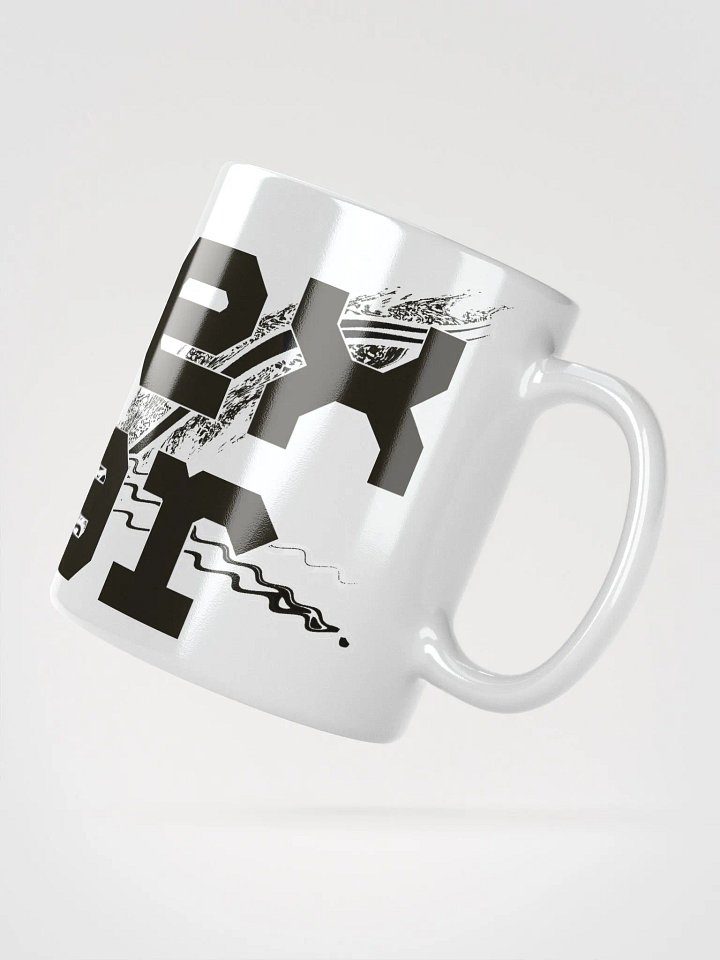 Black HApex Gear Black Logo White Glossy Mug by Mugz product image (2)