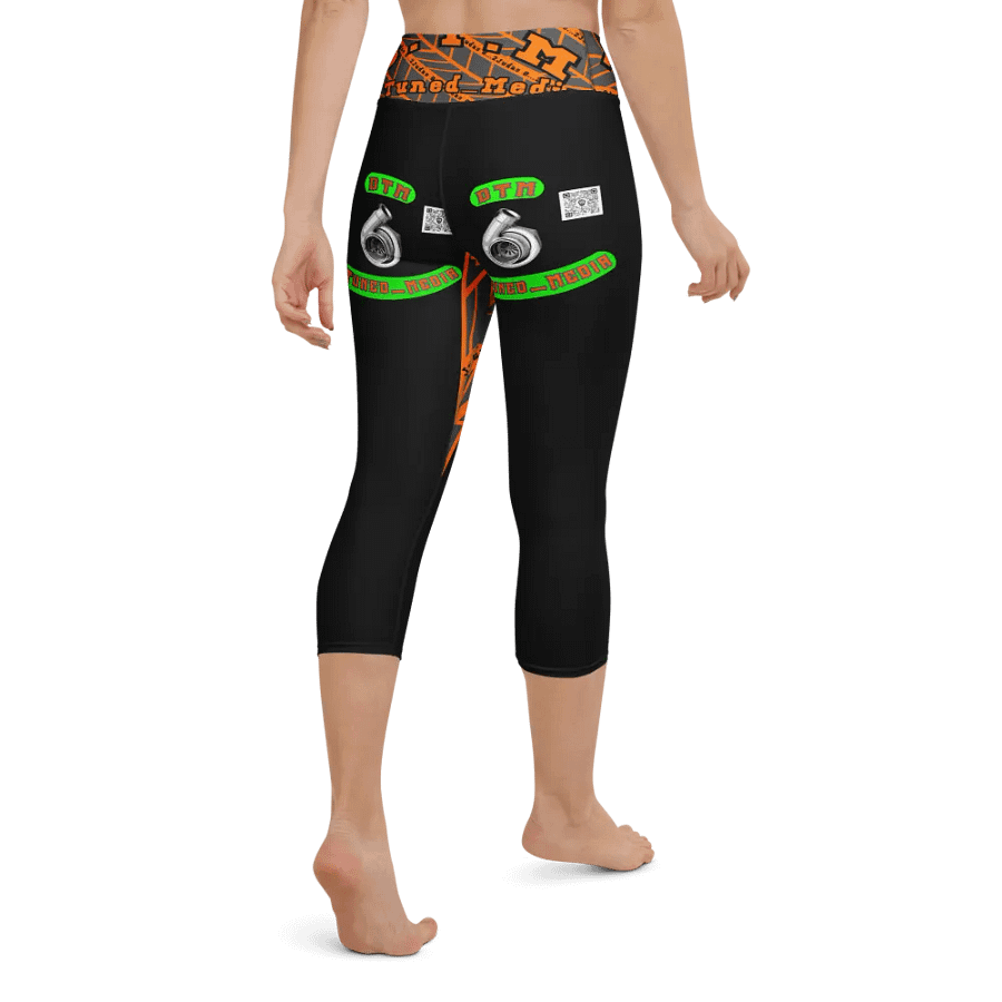 90s Vibes All-Over Yoga Capri Leggings product image (3)