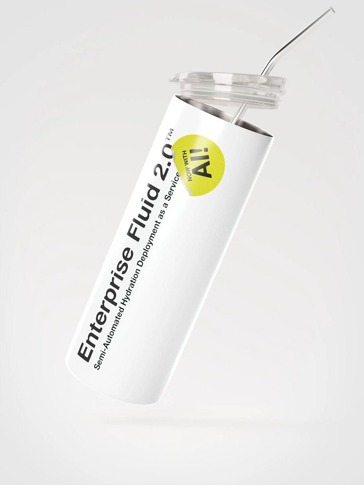 Enterprise Fluid 2.0 - Stainless Steel Tumbler (White) product image (2)