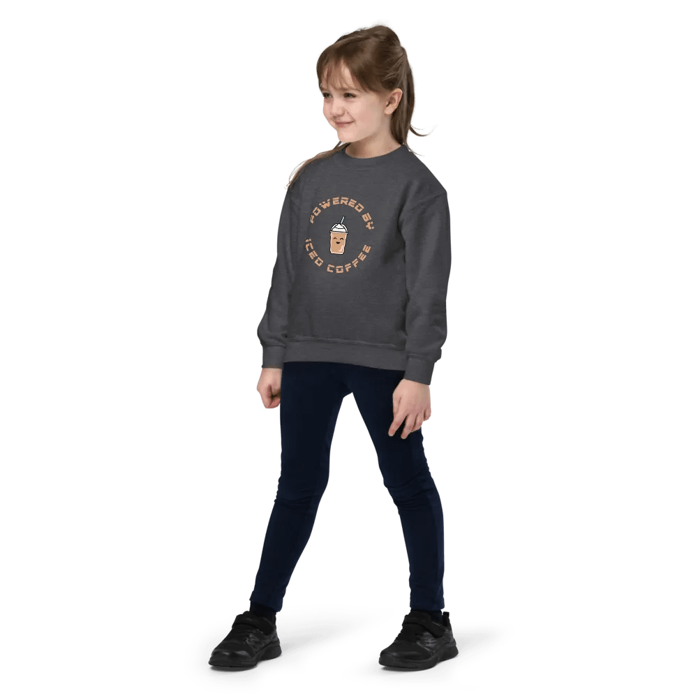 Youth Sweatshirt - Powered By Iced Coffee product image (4)