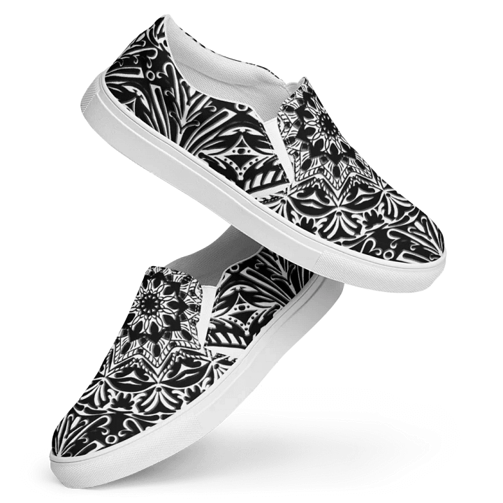 Floral Symmetry Slip-Ons product image (1)
