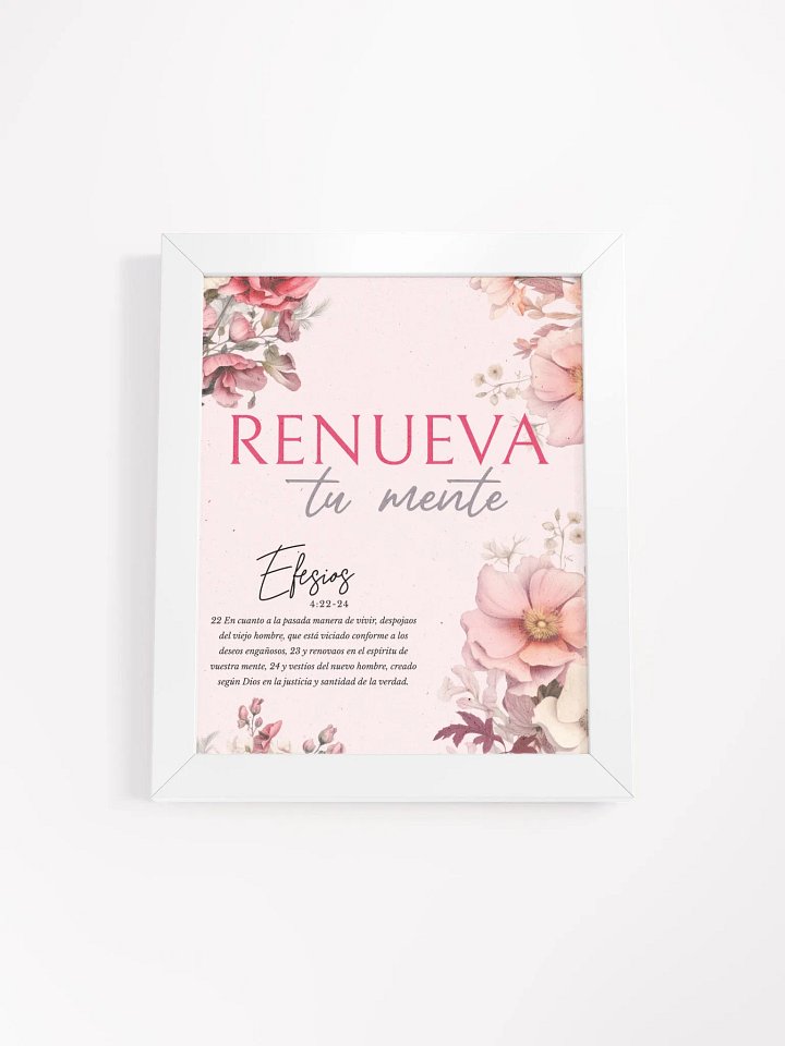 Renew Your Mind Floral Poster product image (29)