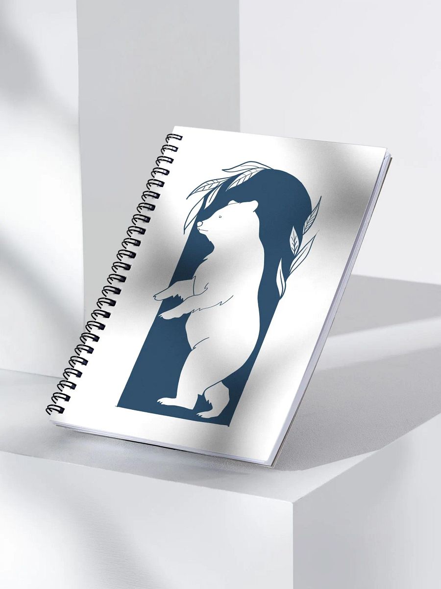 Walking Bear Spiral Notebook product image (3)