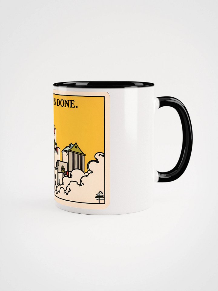 Medieval Castle Completed: Builder’s Pride Ceramic Mug with Color Inside product image (1)