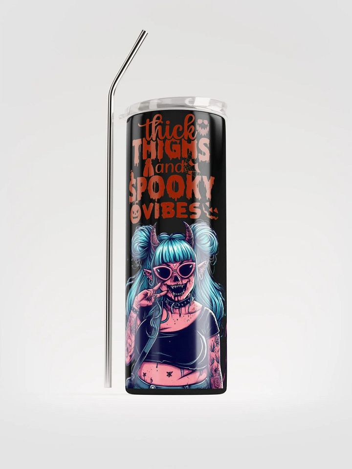 Thick thighs and spooky vibes Tumbler product image (1)