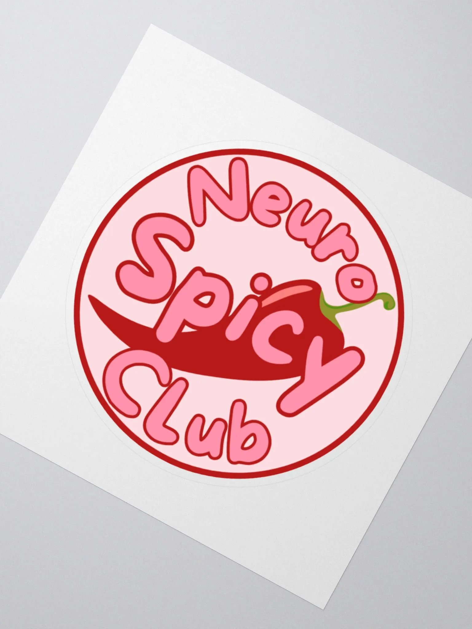 Neurospicy Club Sticker product image (3)