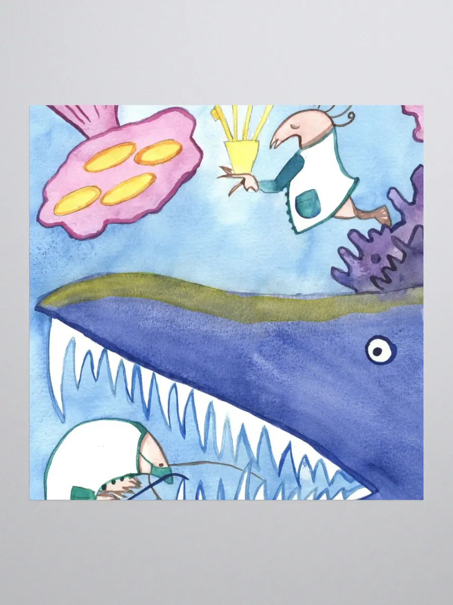 Shrimp Dentist Sticker product image (1)