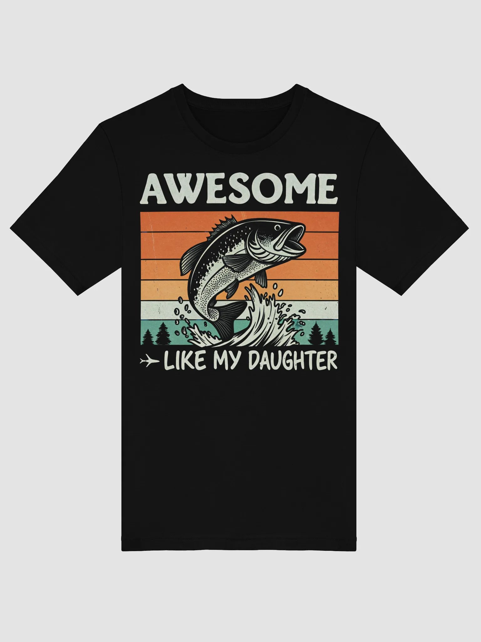 Funny Awesome Like My Daughter Shirt Funny Men Dad Father's Day T-Shirt product image (1)