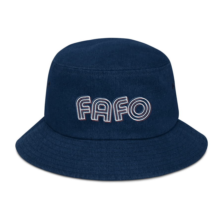 FAFO denim bucket hat product image (21)