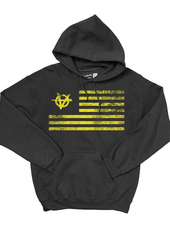 Voluntaryism Distressed Flag Tri-Blend Shirt or Hoodie product image (2)
