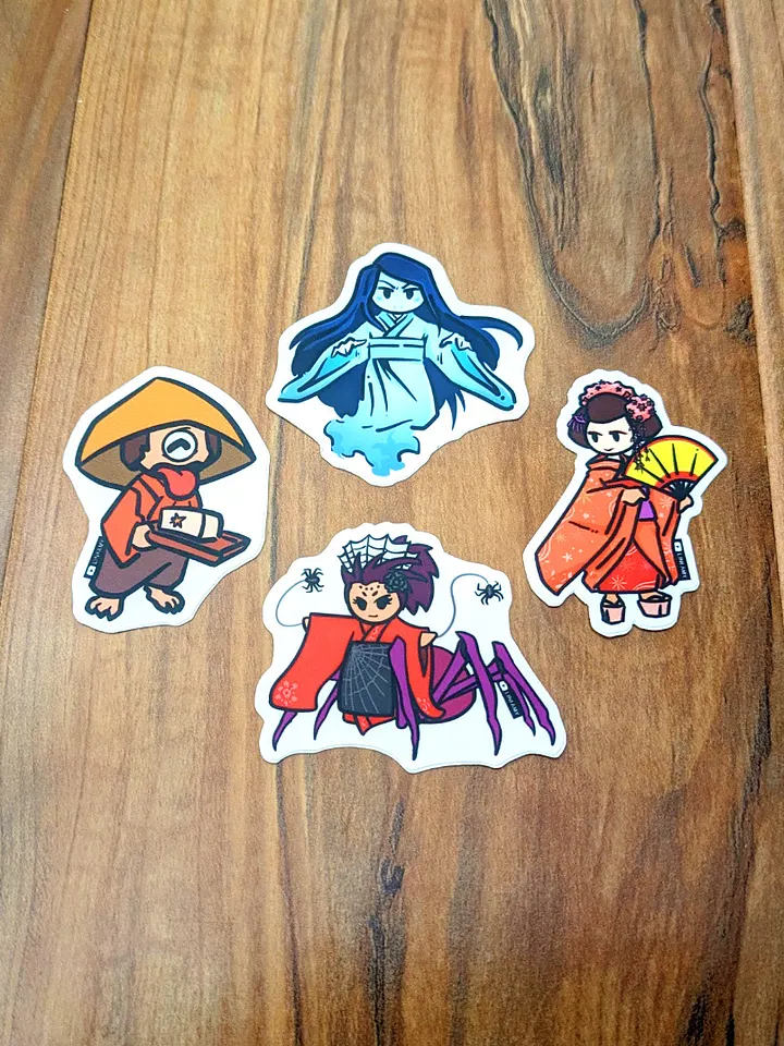 4-Pack Stickers product image (2)