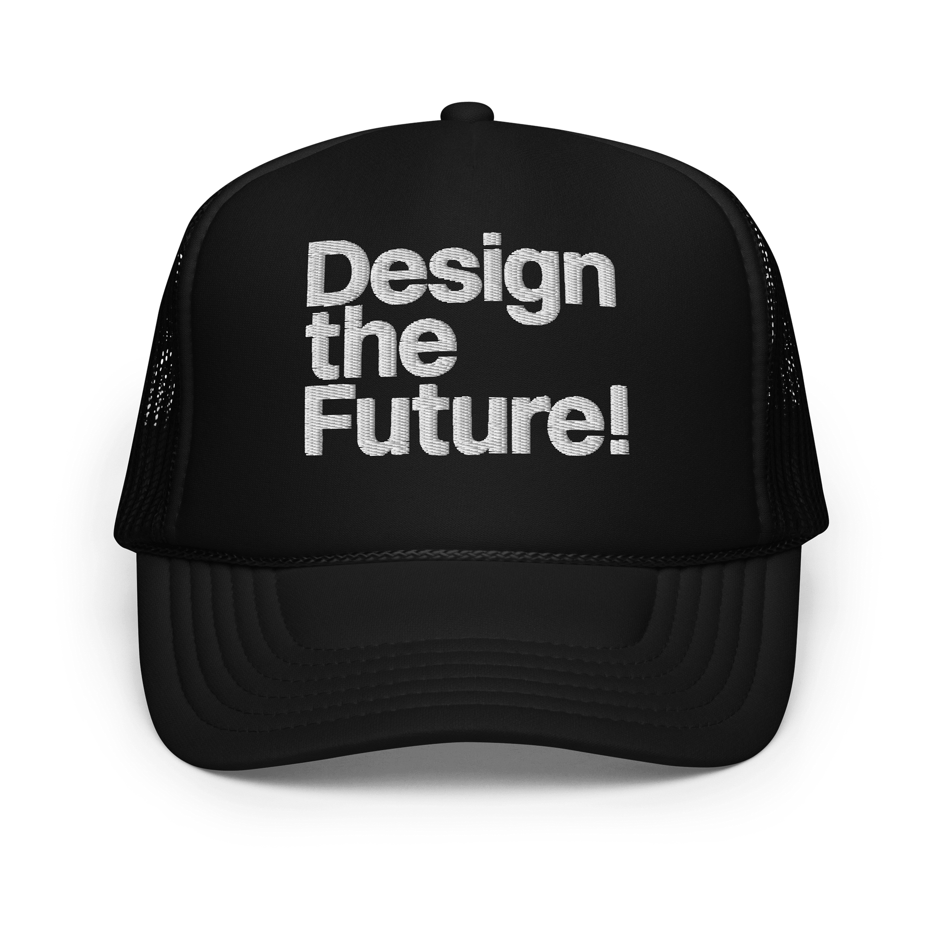 Design the Future: Technouveau - Black Trucker cap product image (1)