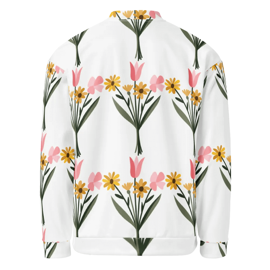 Blossom Delight All-Over Print Bomber Jacket product image (2)