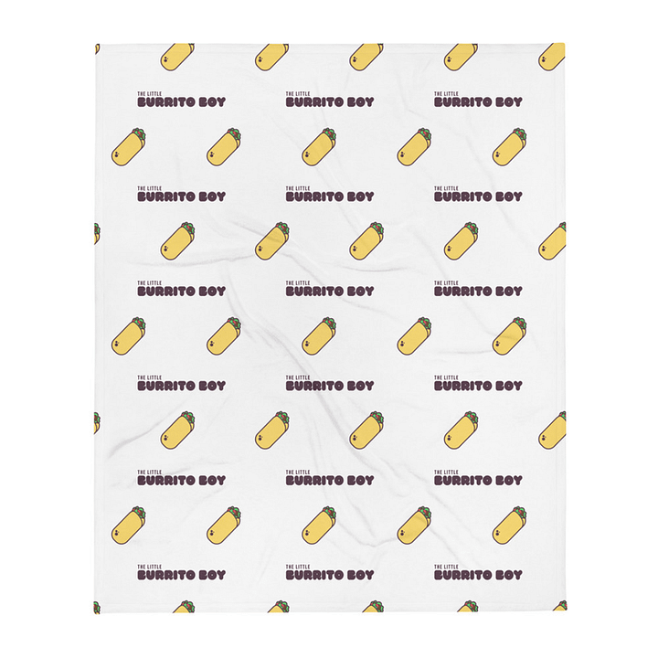 Little Burrito Throw Blanket product image (1)