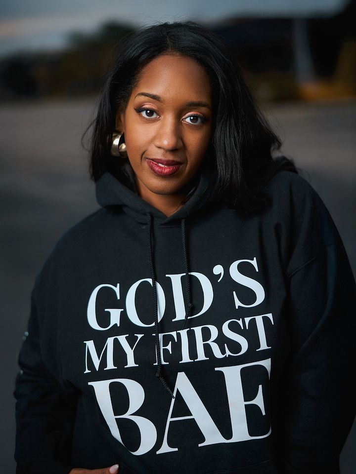 God's My First Bae Hoodie product image (1)