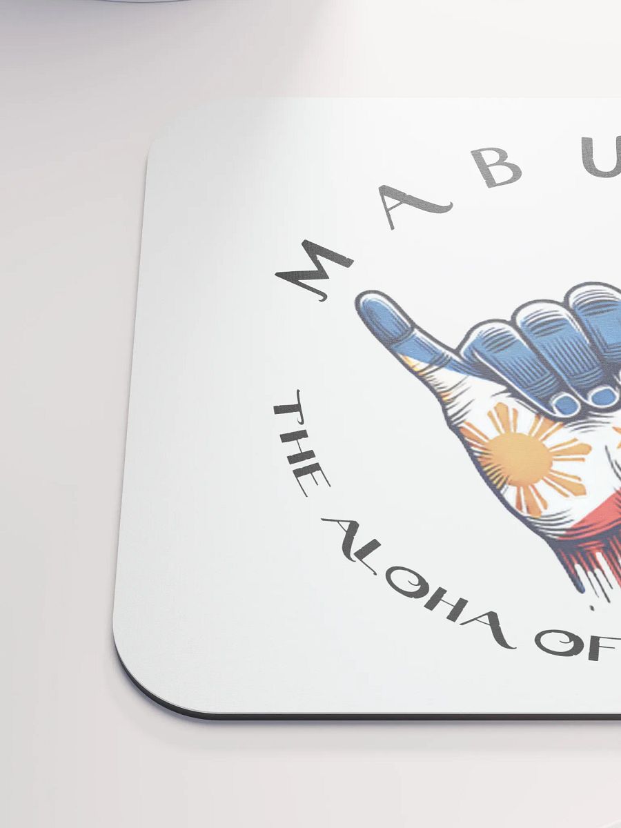 MABUHAY THE ALOHA OF THE PHILIPPINES MOUSE PAD - SHAKA HANG LOOSE VIBES FOR YOUR WORKSPACE product image (6)
