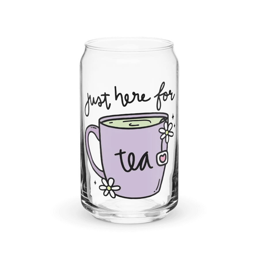 Just here for Tea Glass Mug product image (3)
