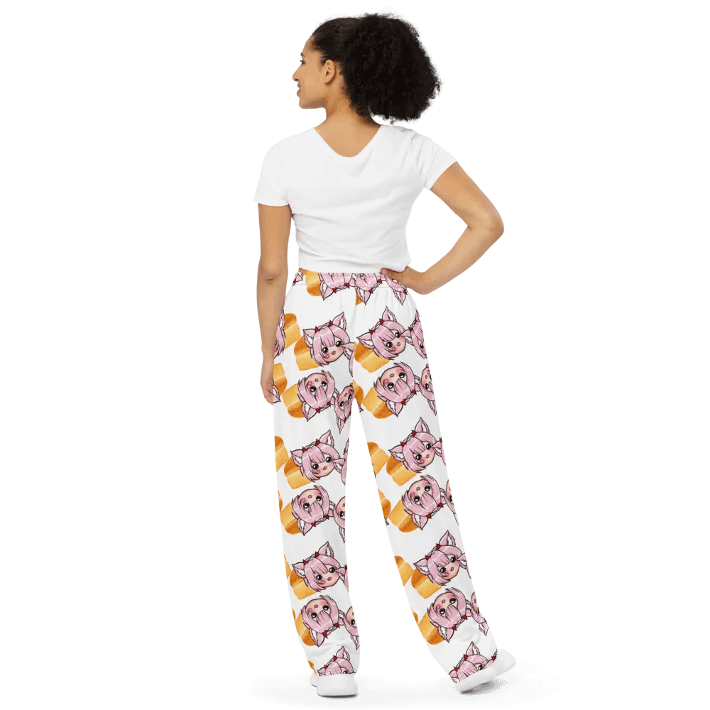 All-Over Print Unisex Wide-Leg Loaf Pants product image (9)