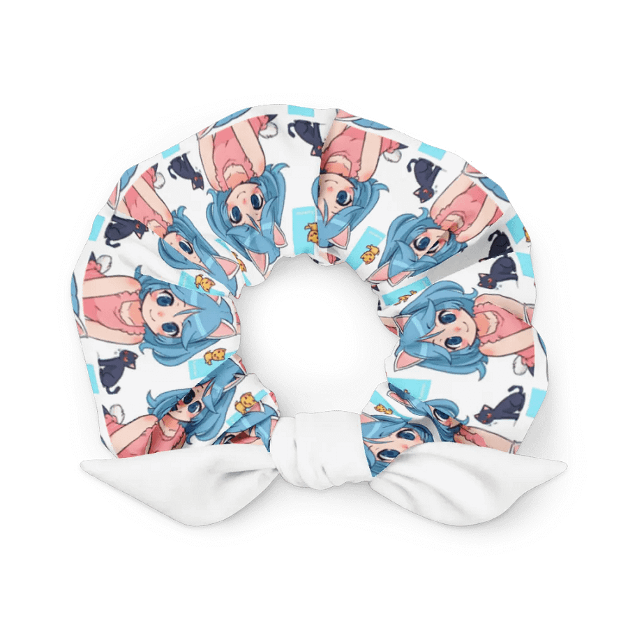 Whimsical Blue-Haired Character All-Over Print Scrunchie product image (1)