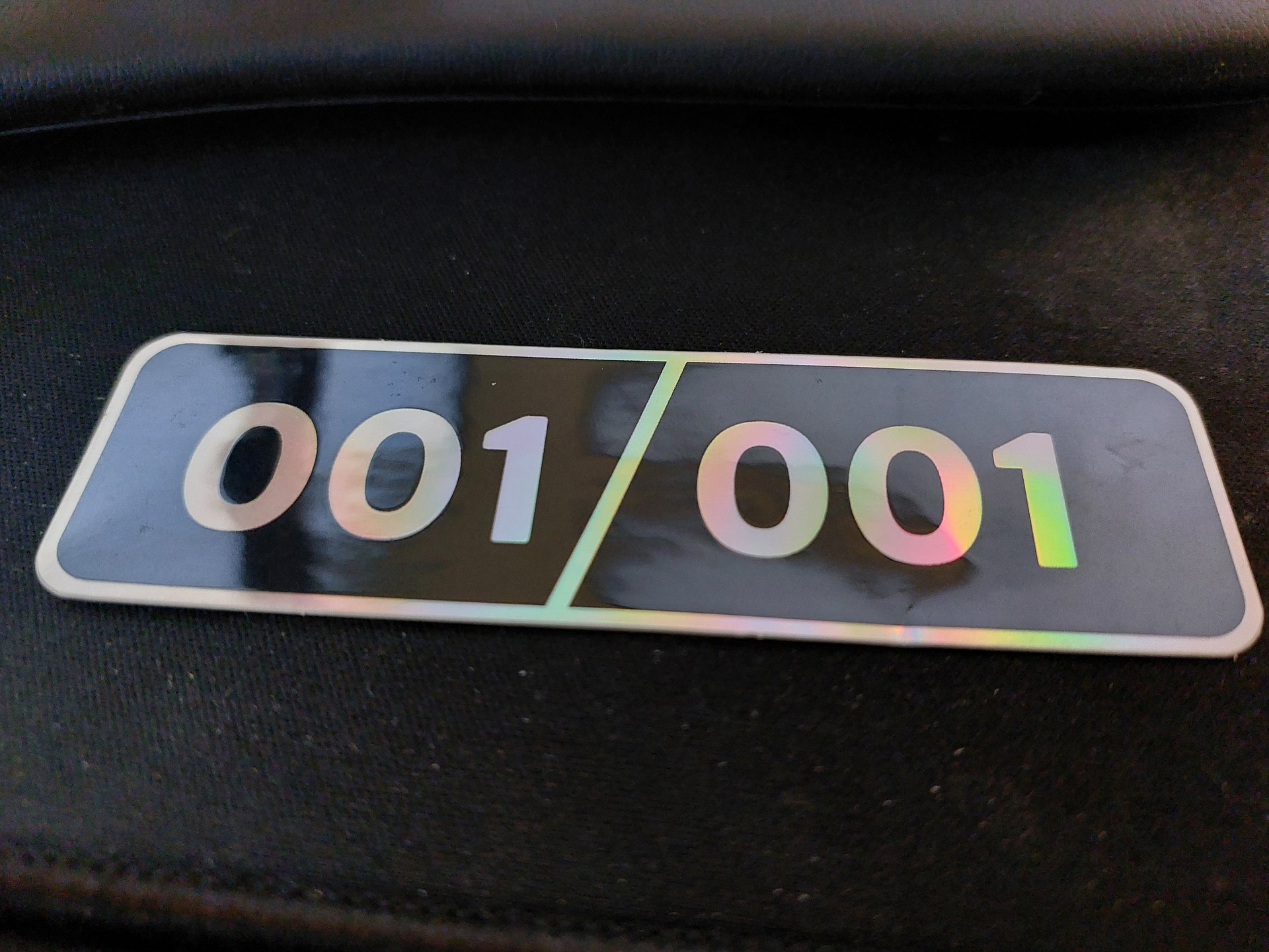 The 001/001 Sticker product image (2)