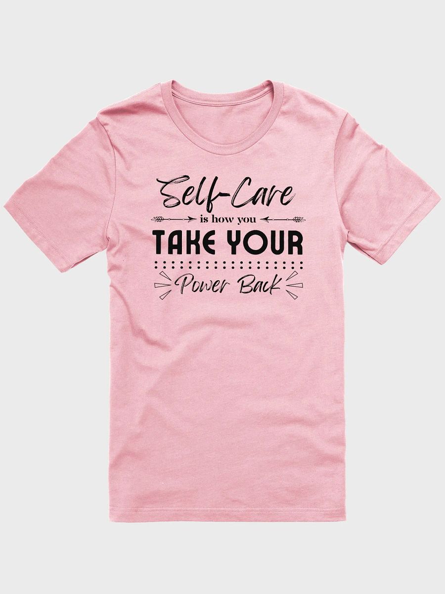 Self-Care Inspirational Bella Canvas Light T-Shirt product image (3)